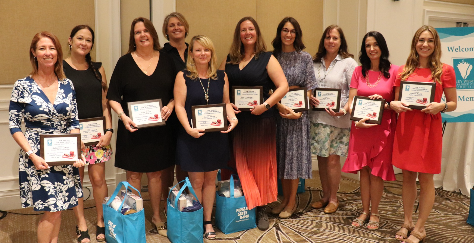  Group of teachers honored